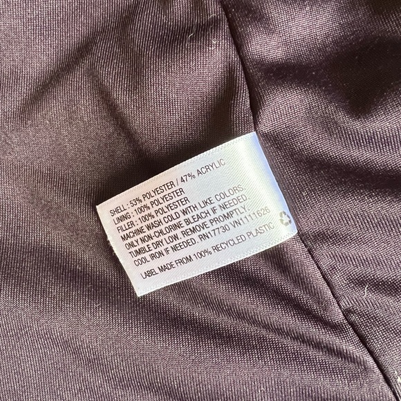 Girls Cat & Jack Gray and White Stars Coat - Picture 7 of 7